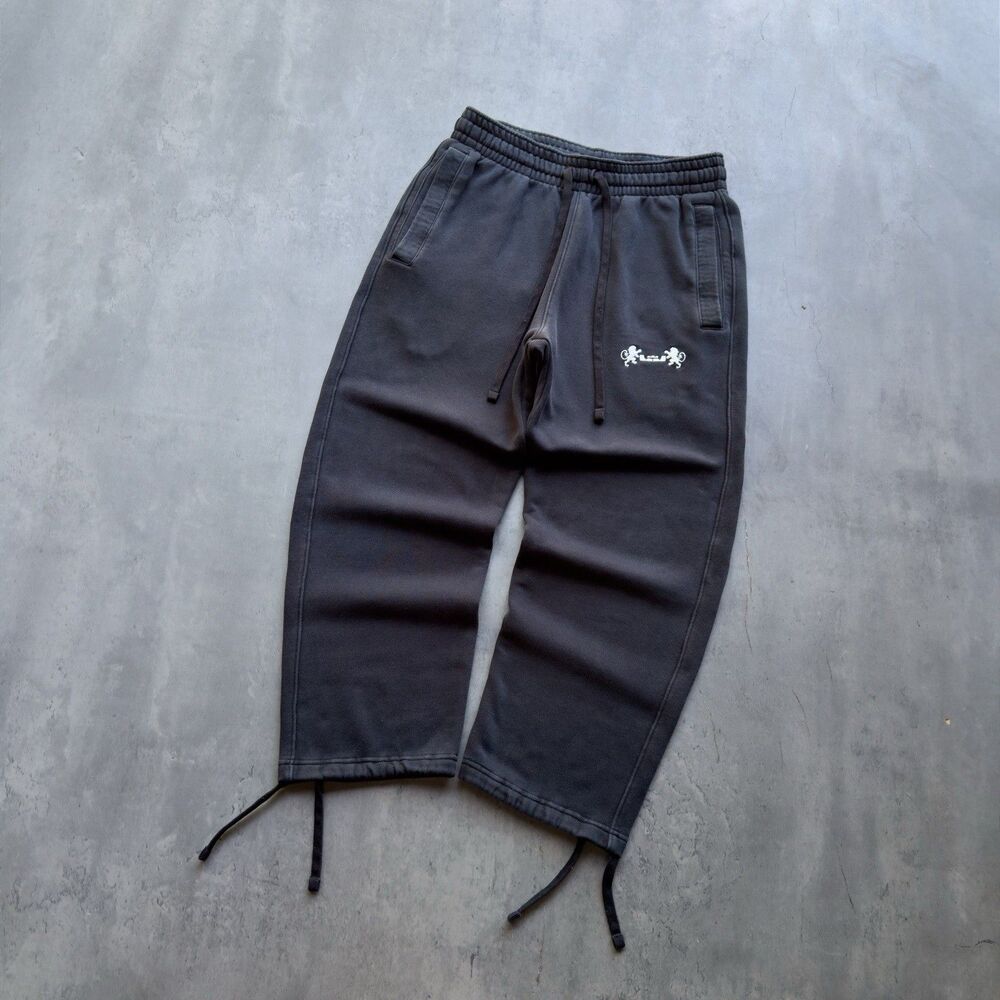 Nike LeBron James Open Hem Fleece Pants Men S Black FB7127-010 Sweatpants